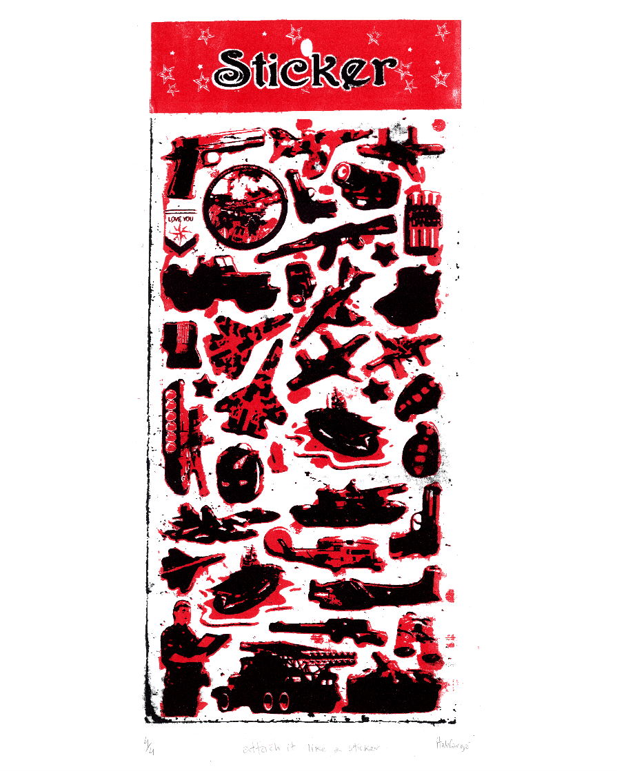 attach it like a sticker