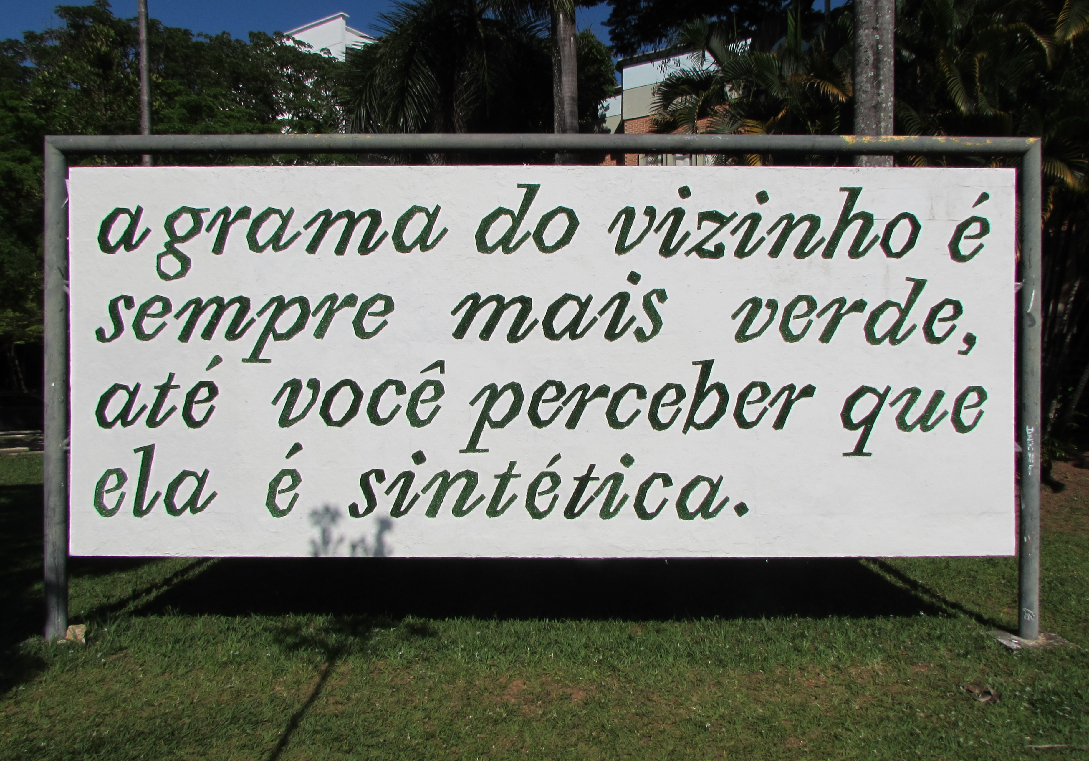 the grass is greener